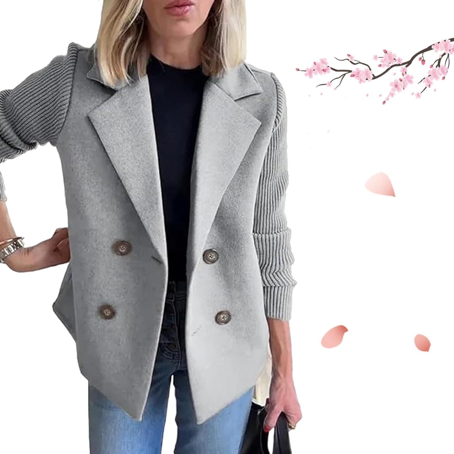 Damen modische Überwurfjacke Stalluxe