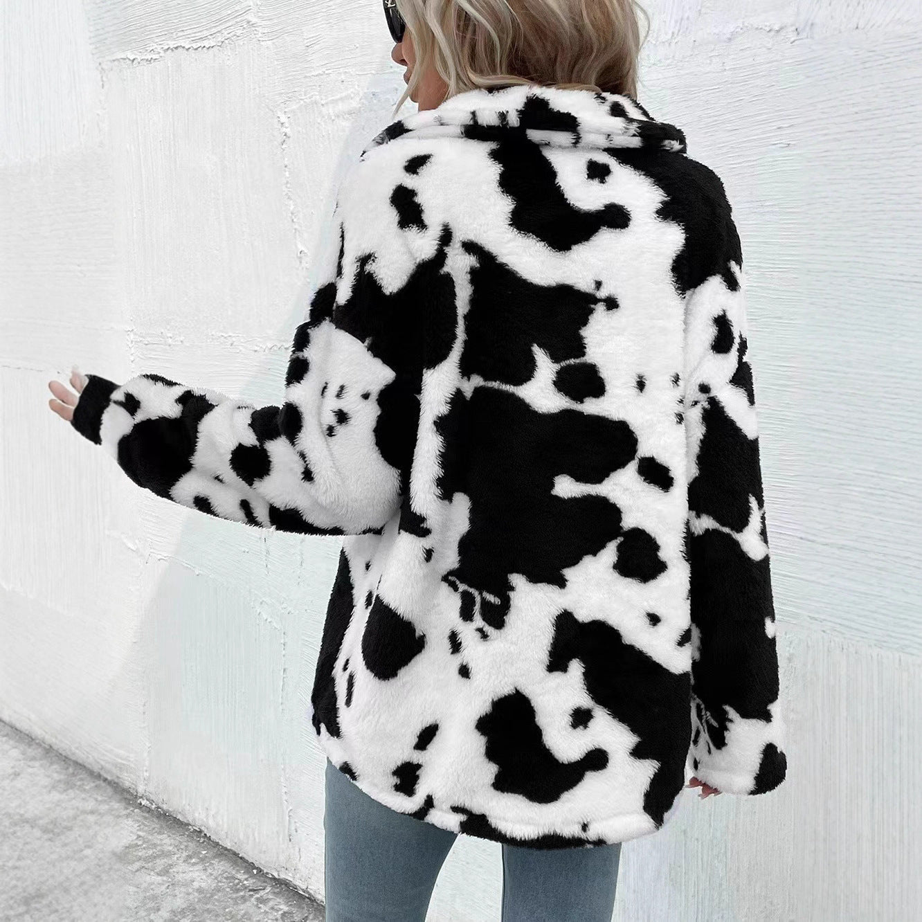 Damen Plüschjacke Stalluxe