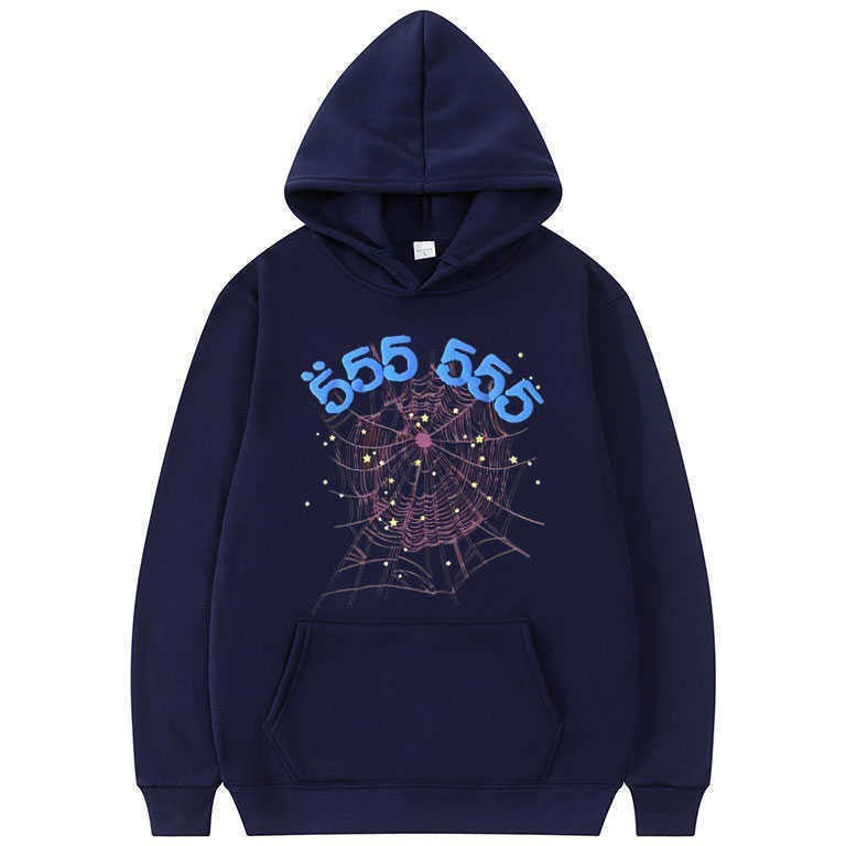 Damen Hoodie mit kreativem Spinnennetz-Motiv Stalluxe