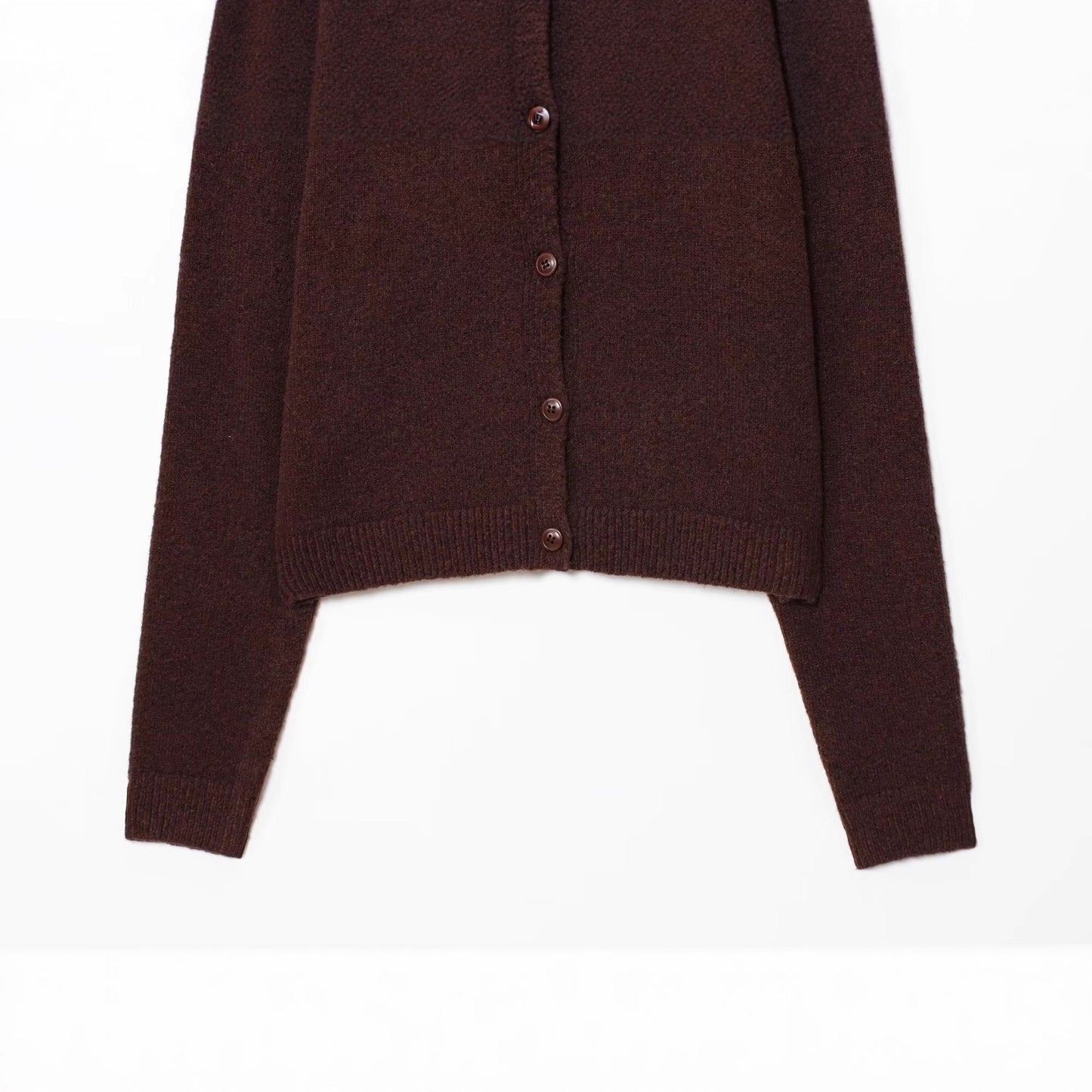 Damen elegante Strickjacke mit Knopfleiste und weicher Textur Stalluxe