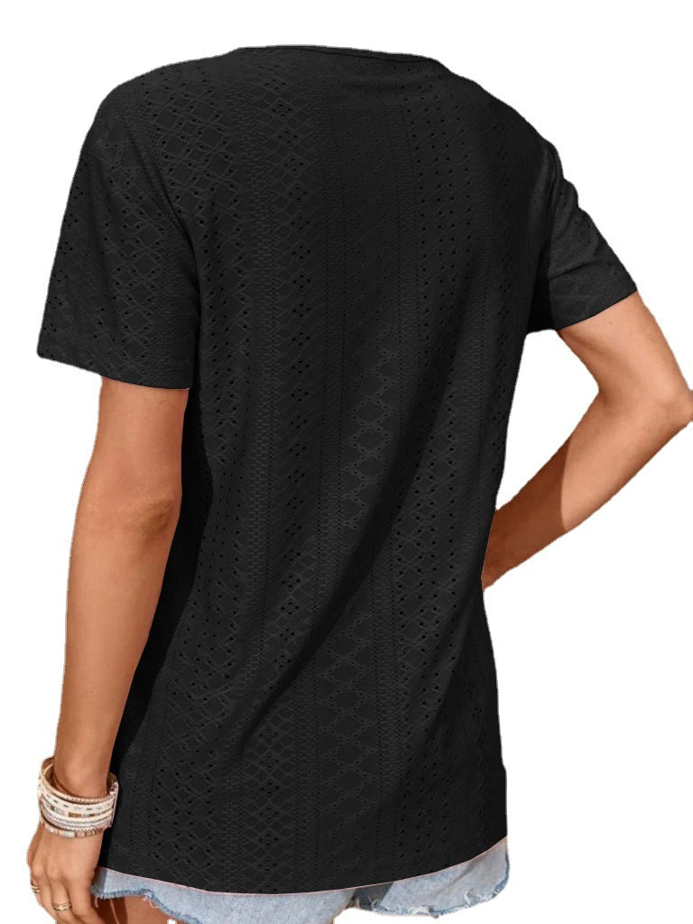 Damenbluse mit Trägern und Spitzendetails Stalluxe