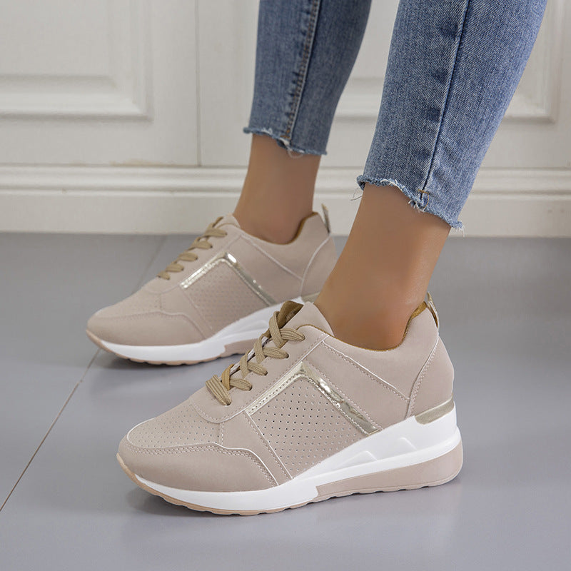 Damen Bequeme und modische Sneakers mit atmungsaktivem Obermaterial und gepolsterter Sohle Stalluxe