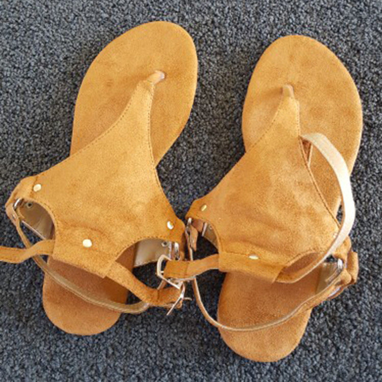 Damen Zehentrenner-Sandalen mit eleganten Schmuckdetails und flexibel verstellbaren Riemen Stalluxe