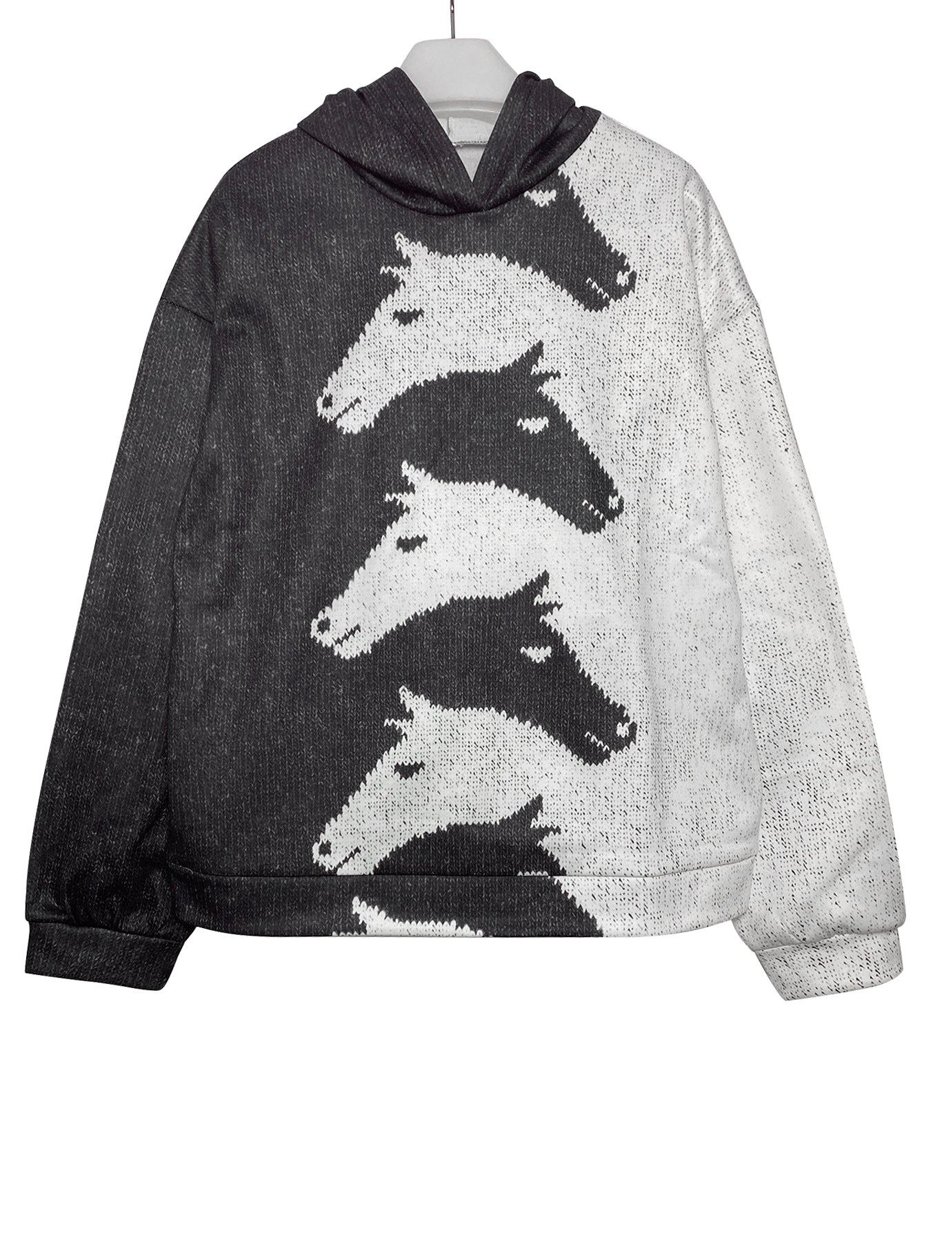 Damen Gemütlicher Hoodie mit Pferdemotiv Stalluxe