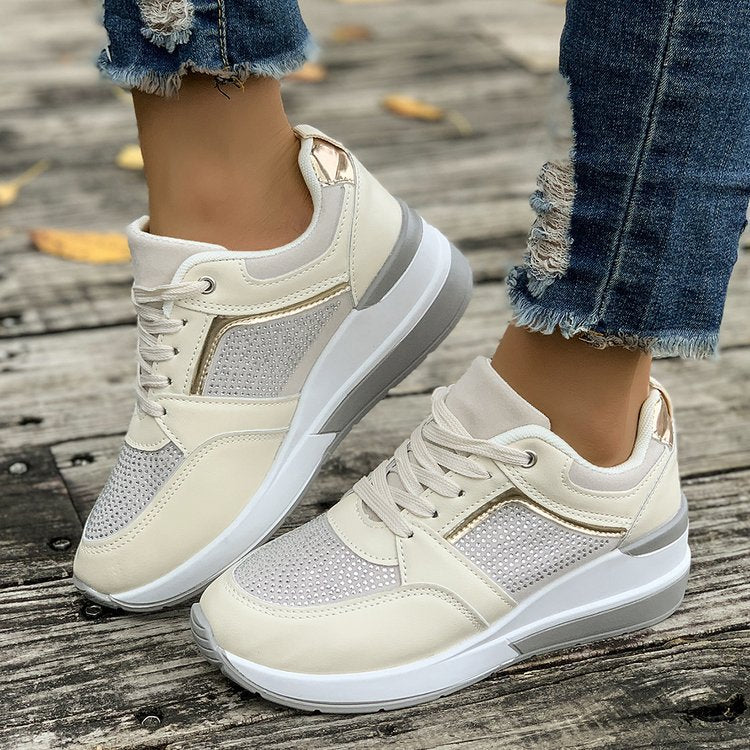 Damen sportliche Sneaker mit atmungsaktiver Mesh-Oberfläche und dämpfender Sohle Stalluxe