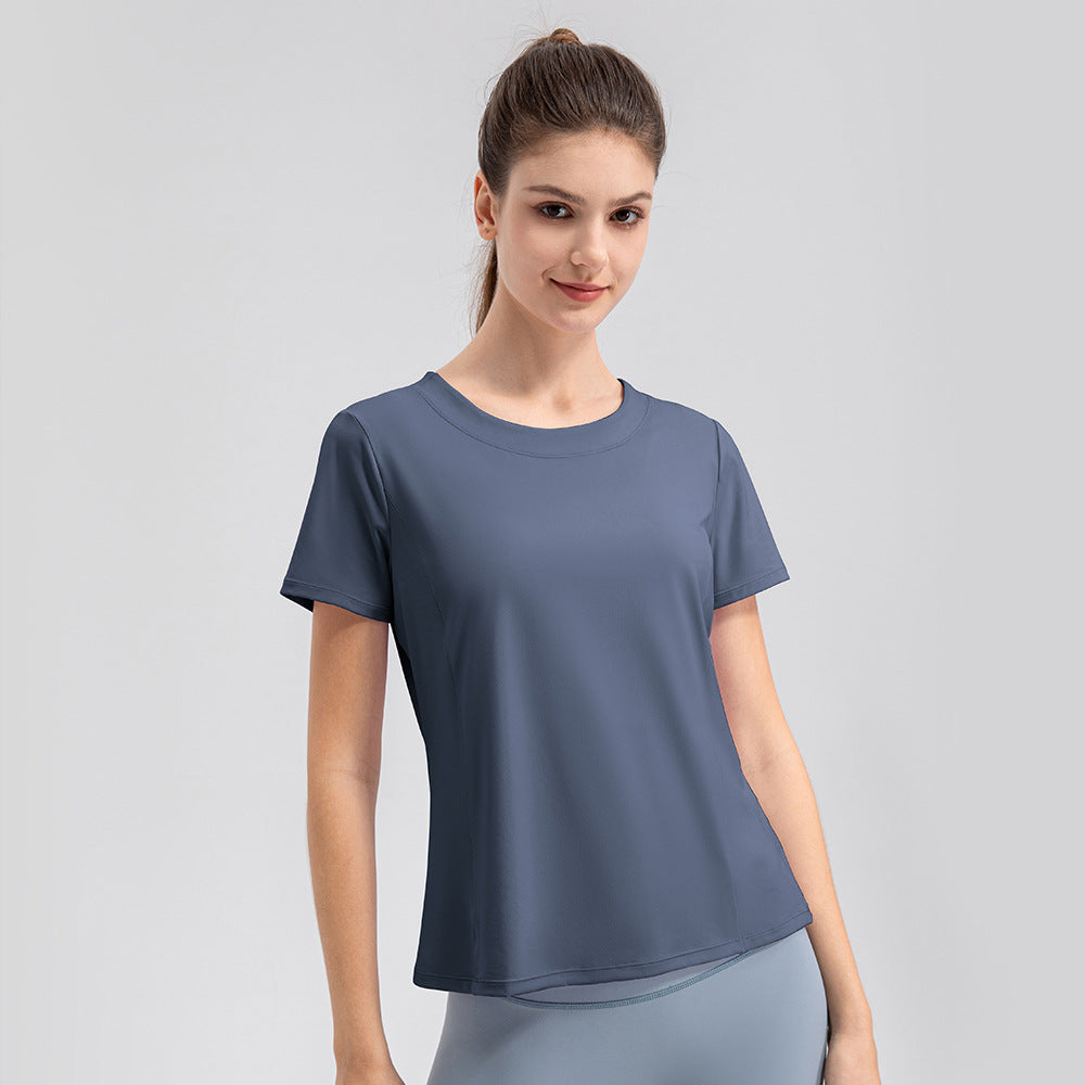 Damen Sportliches Funktions-T-Shirt mit atmungsaktiven Eigenschaften und lockerer Passform Stalluxe