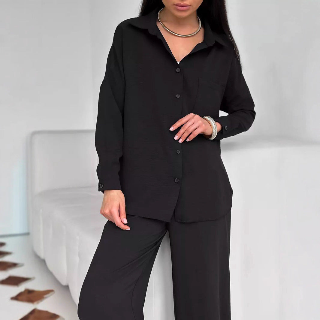 Damen Trendige Hemdbluse mit lockerer Passform Stalluxe