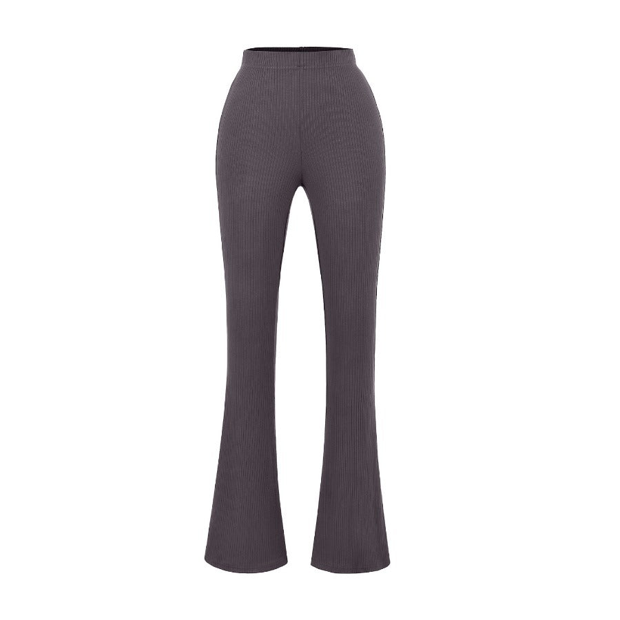 Damen Elegante Flared-Hose aus hochwertigem, elastischem Stretchmaterial mit hohem Bund Stalluxe