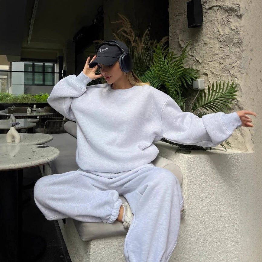 Damen lässiger Hoodie und Jogginghose Set Stalluxe