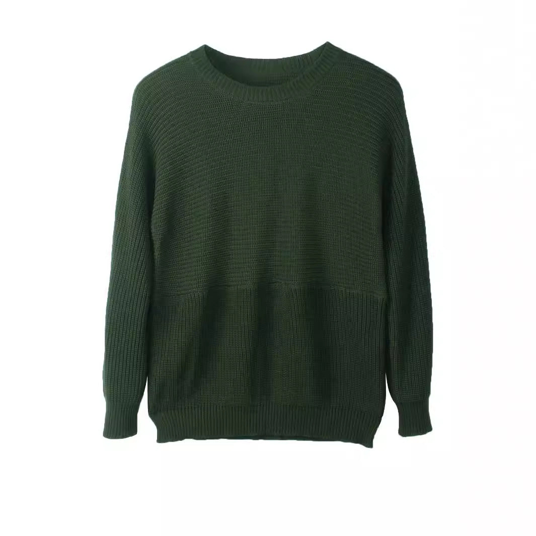 Damen Grobstrick Pullover mit lässigem Schnitt und atmungsaktiver Textur Stalluxe