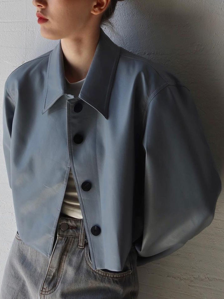 Damen modische cropped Jacke Stalluxe