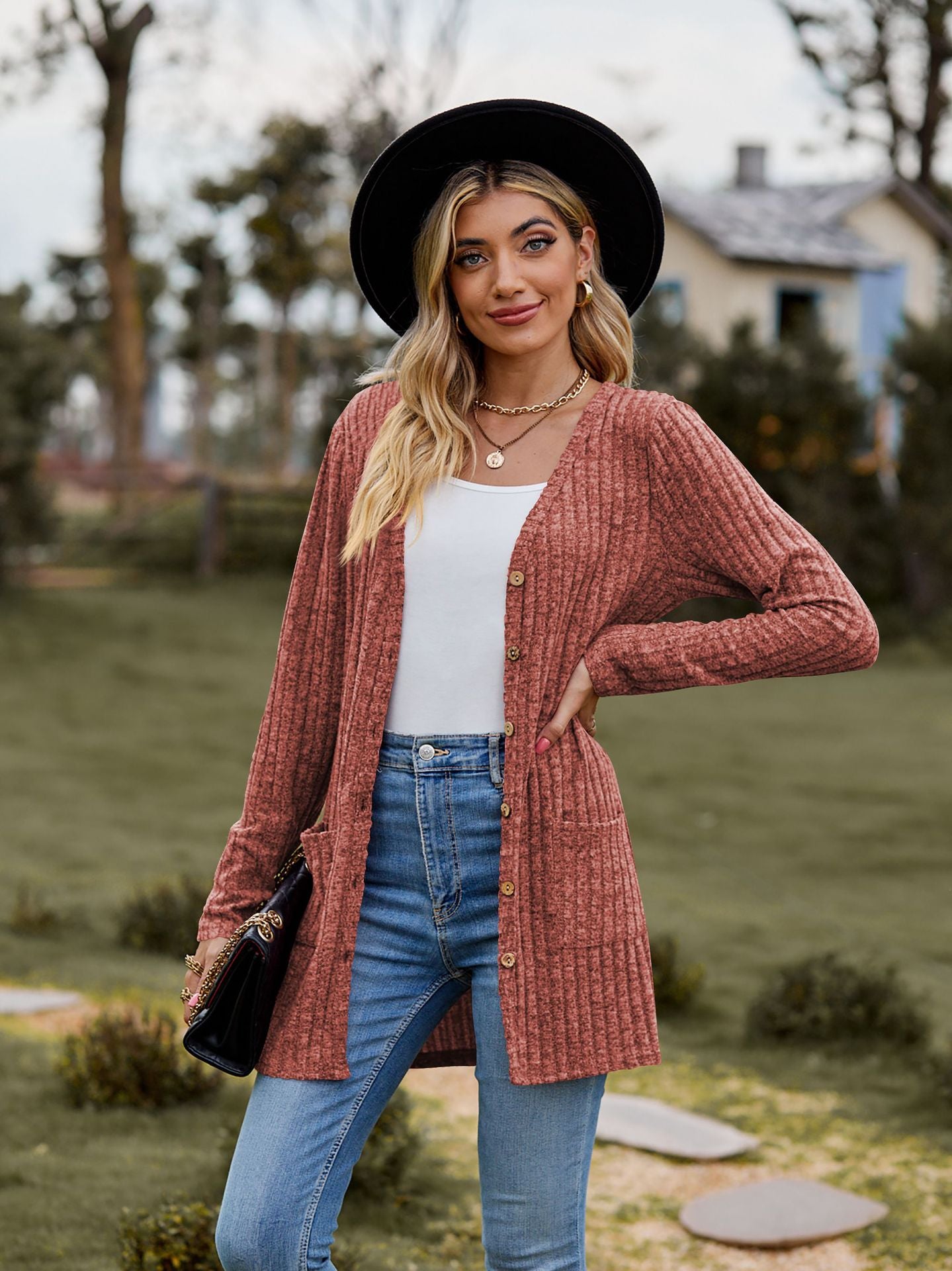 Damen Stricklongcardigan Stalluxe