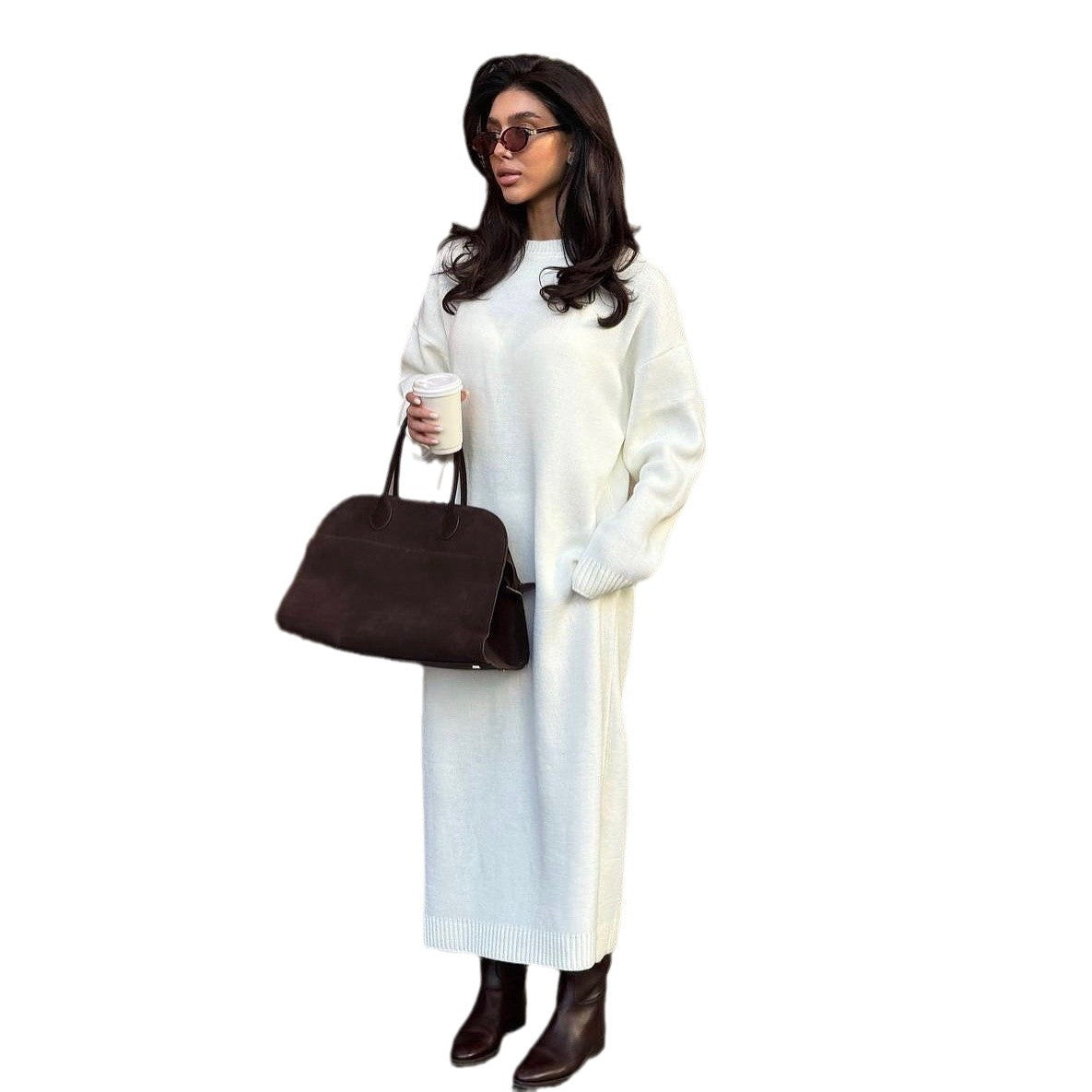 Damen Strickkleid mit eleganter Taillierung Stalluxe