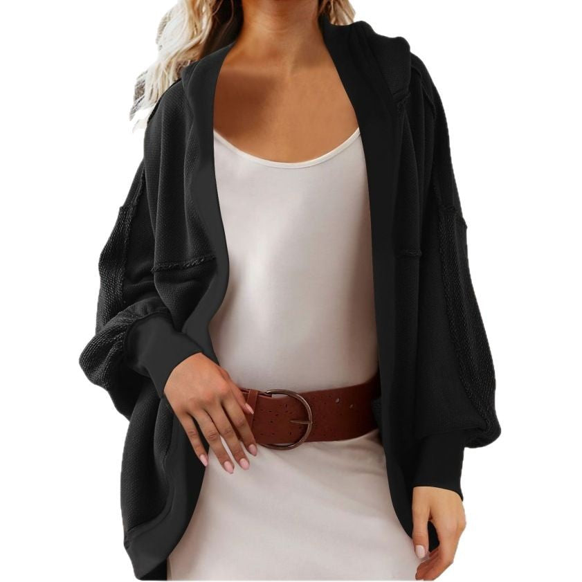 Damen Oversized Strickjacke mit luftigen Ärmeln und Taschen Stalluxe