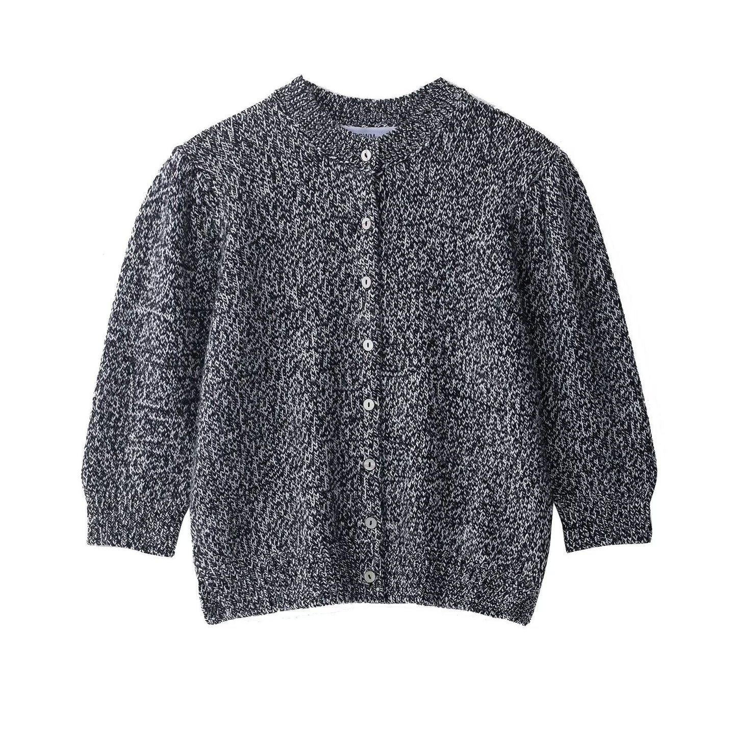 Damen elegante Strickjacke mit Knopfleiste Stalluxe