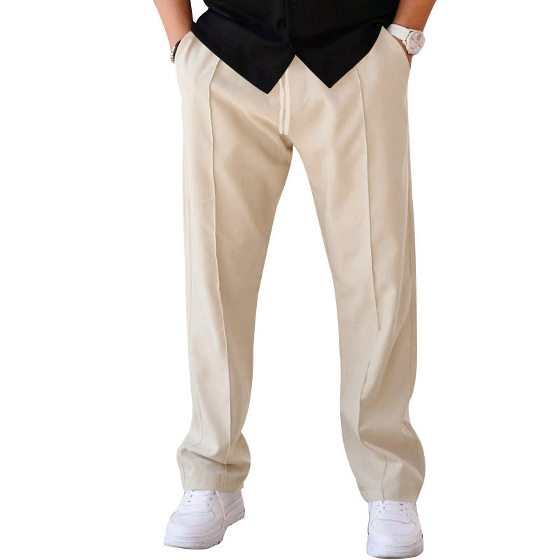 Herren lässige Freizeithose mit elastischem Bund und komfortablem Schnitt Stalluxe