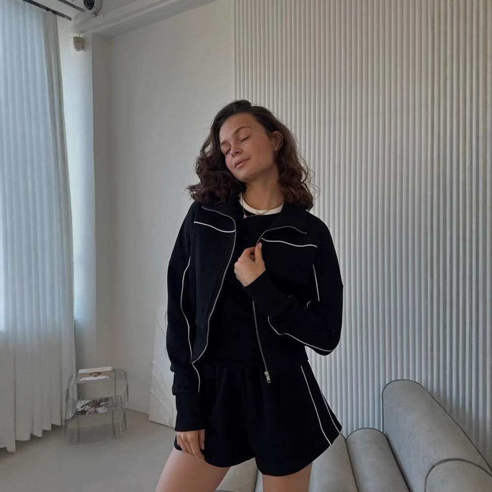 Damen Freizeit-Tanktop und Shorts Set Stalluxe