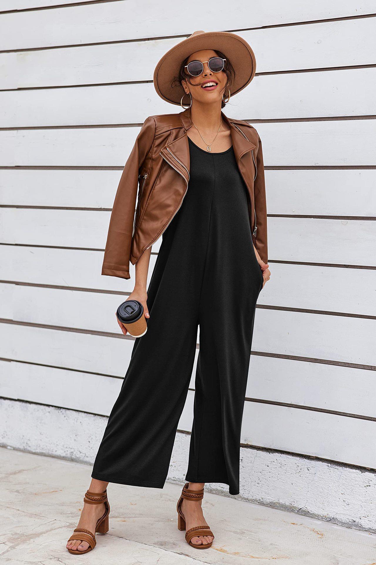 Damen Overall mit weit geschnittenem Bein Stalluxe