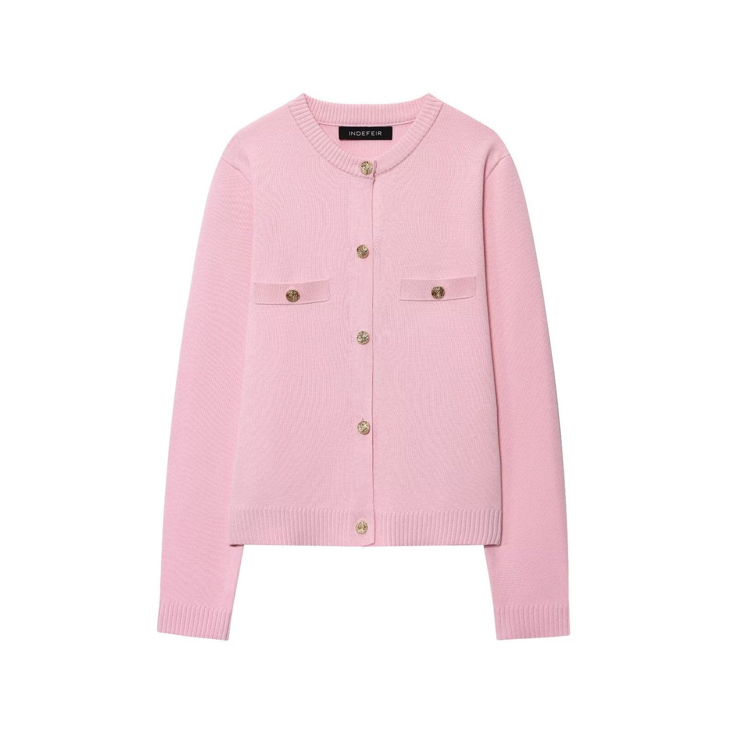 Damen Strickjacke mit Knopfdetails und praktischen Taschen Stalluxe