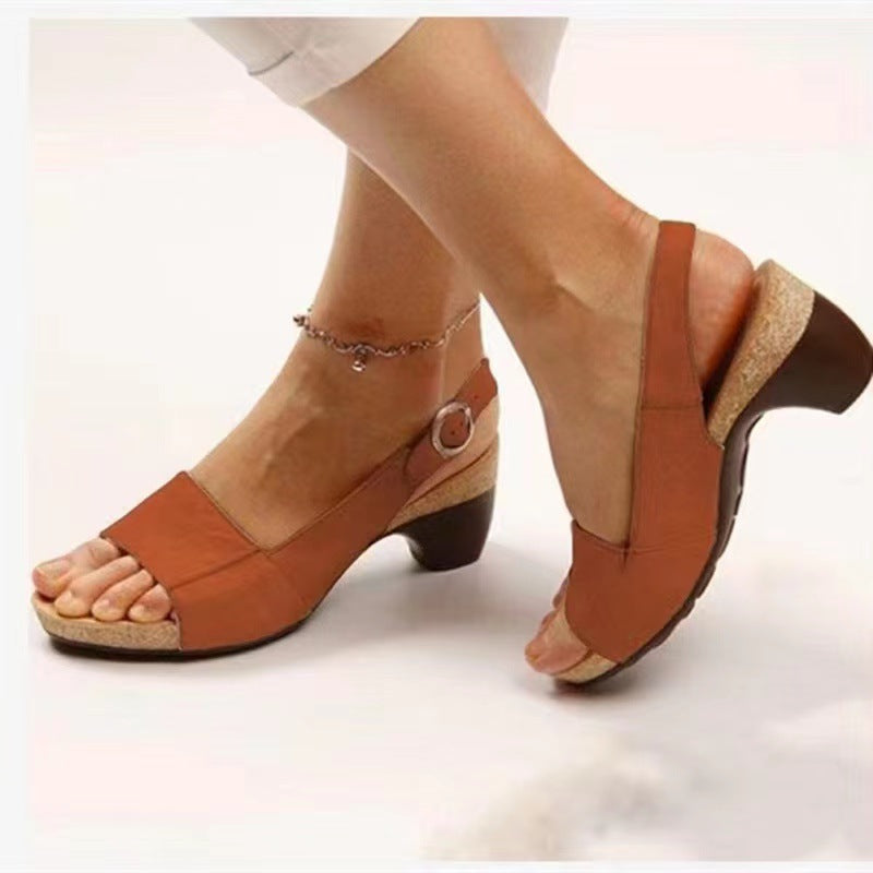 Damen Komfortable und stilvolle Sandalen mit anatomischem Fußbett und klassischem Riemendesign Stalluxe