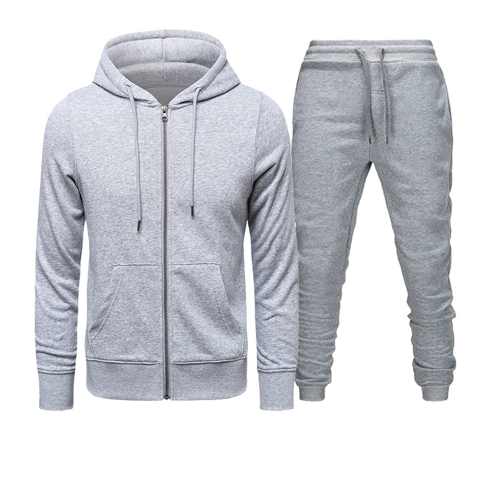 Herren Sportlicher Fleece Hoodie und Jogginghose Set Stalluxe