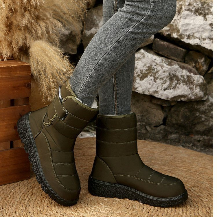 Damen Winterstiefel mit Fleece-Futter und rutschfester Sohle Stalluxe