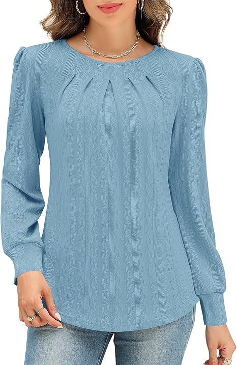 Damen Stylische Bluse mit dekorativem Faltenwurf Stalluxe
