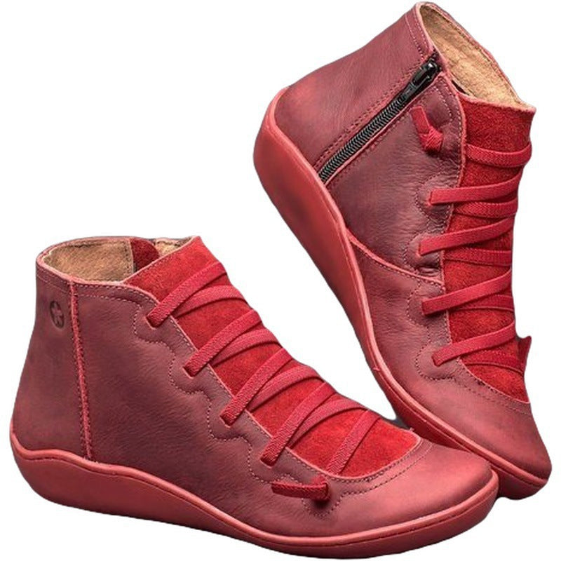 Damen Sportliche High-Top Sneakers mit atmungsaktivem Leder Stalluxe