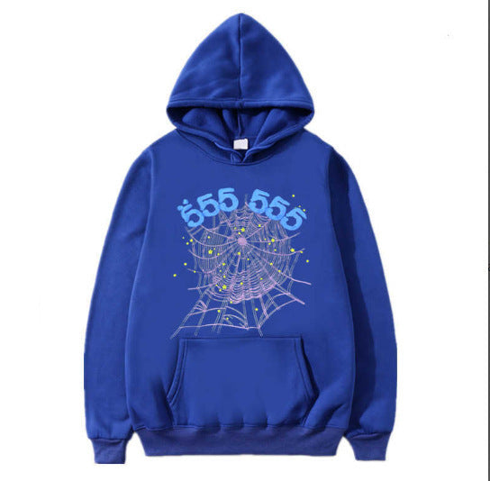 Damen Hoodie mit kreativem Spinnennetz-Motiv Stalluxe