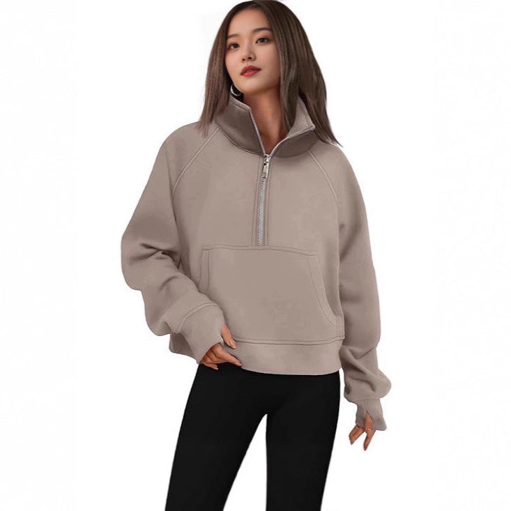 Damen Sportlicher Hoodie Stalluxe