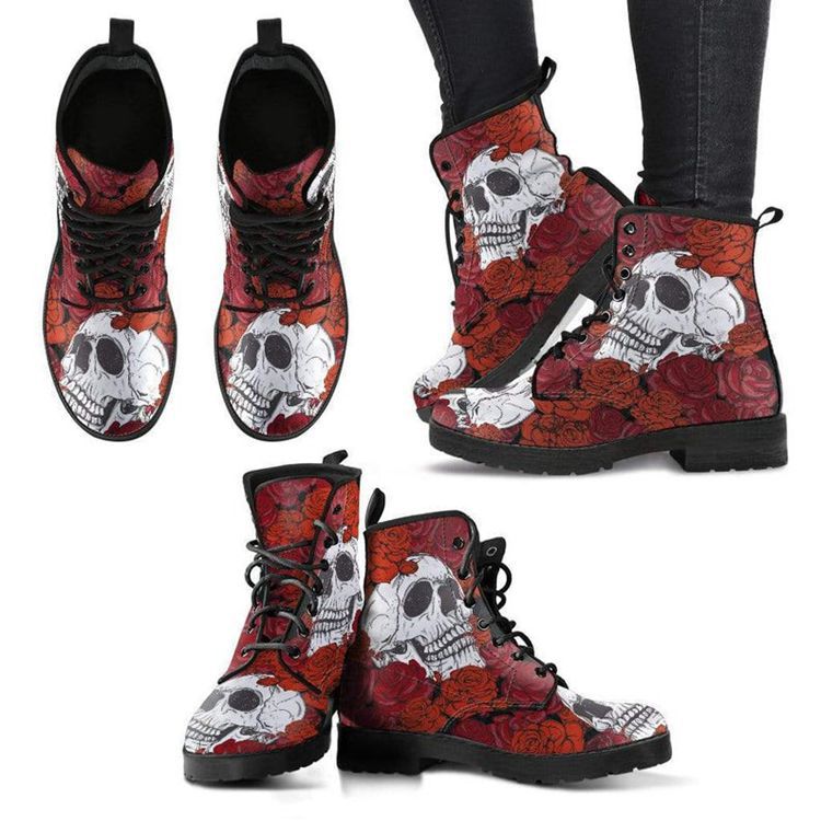 Damen Stiefel mit einzigartigem Totenkopf-Design Stalluxe