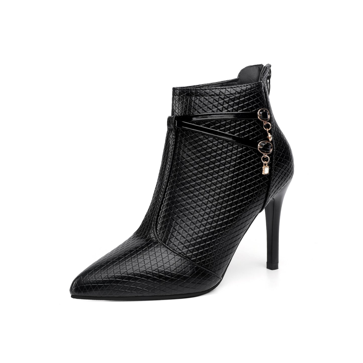 Damen Elegante Ankle Boots mit strukturiertem Obermaterial und modischen Akzenten Stalluxe