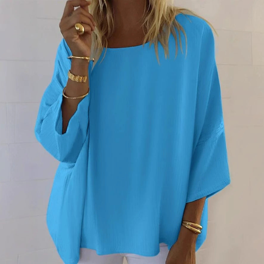 Women's Lightweight Batwing Blouse Stalluxe