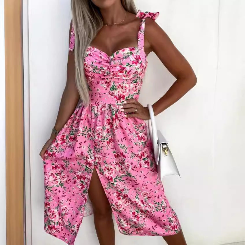 Damen Sommerkleid mit Blumenmuster Stalluxe