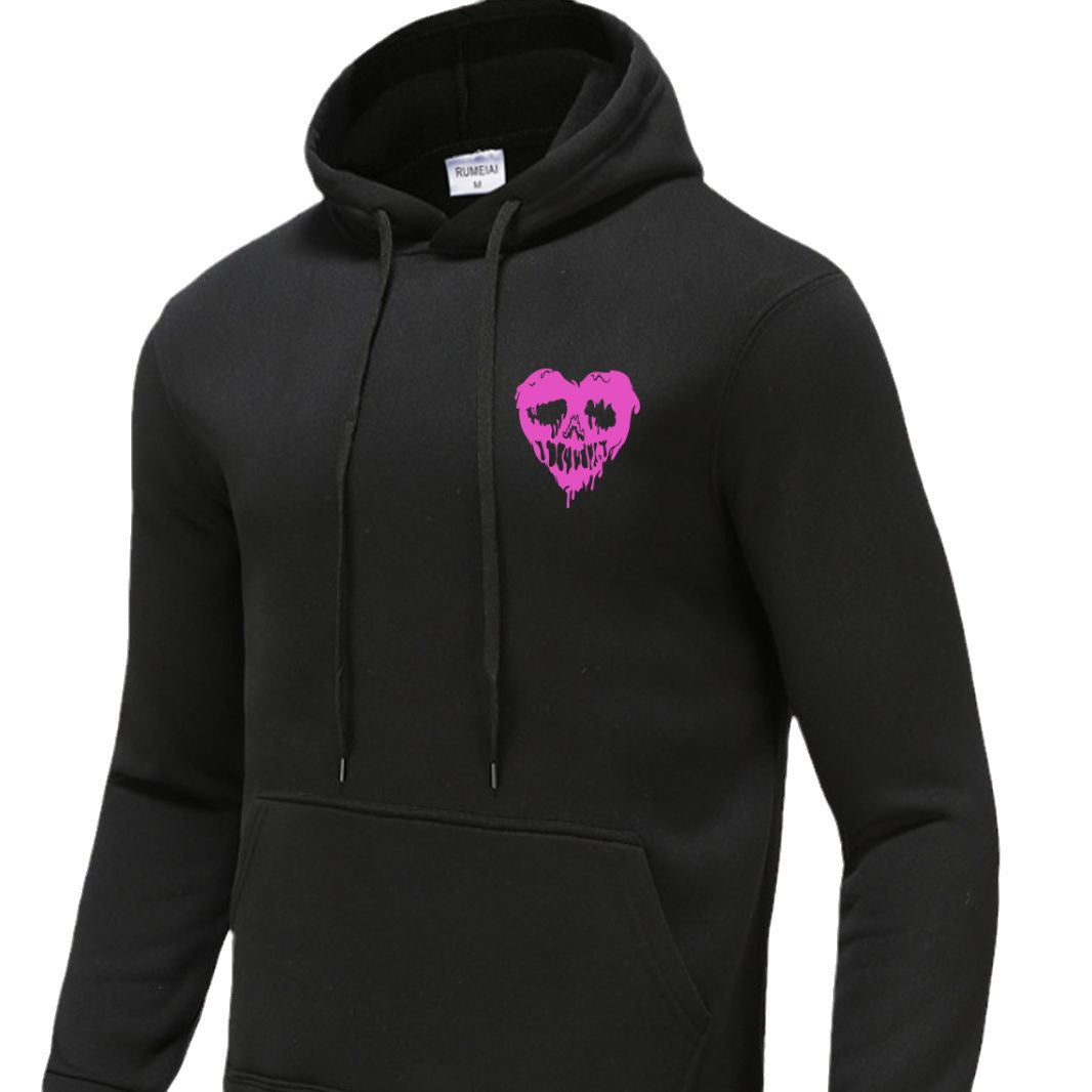 Herren Kapuzenpullover mit einzigartigem Totenkopfdesign Stalluxe