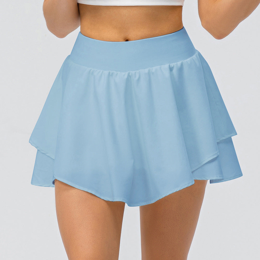 Damen Sportlicher Skort mit integrierter Shorts und Übergangsschicht Stalluxe