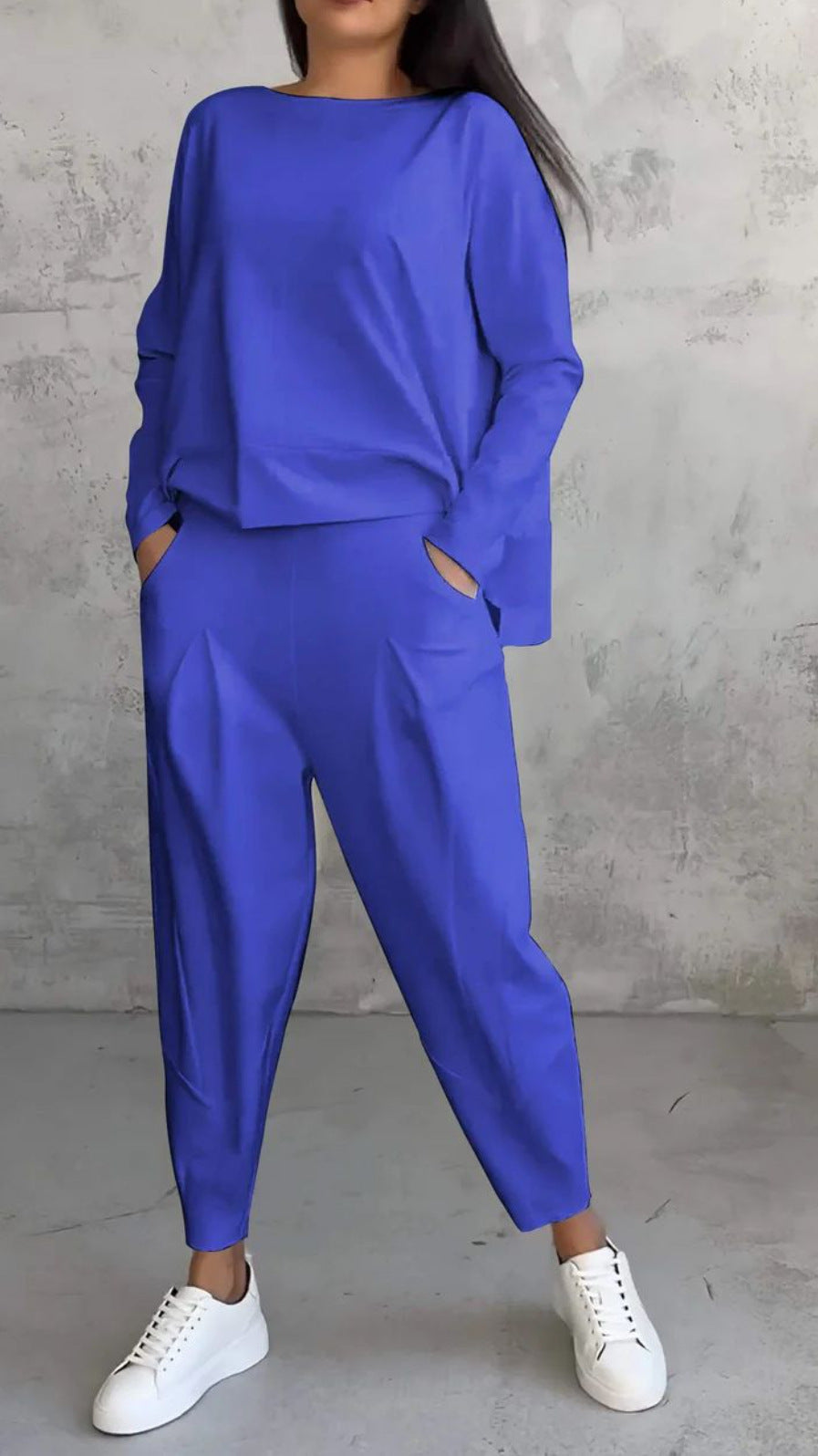 Damen Stilvolles und bequemes Lounge-Set mit weitem Schnitt Stalluxe