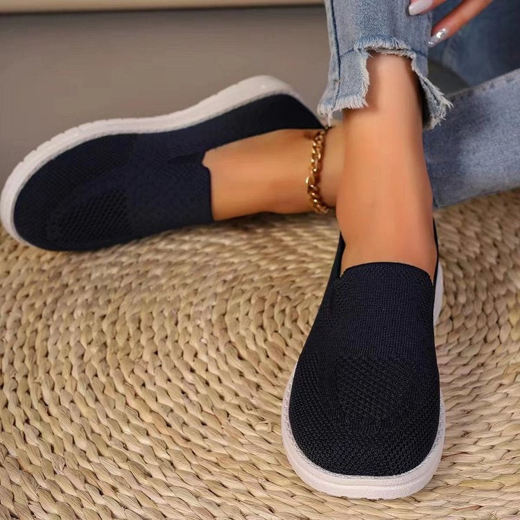 Damen Atmungsaktive Slip-On Sneakers mit flexiblem Fußbett Stalluxe