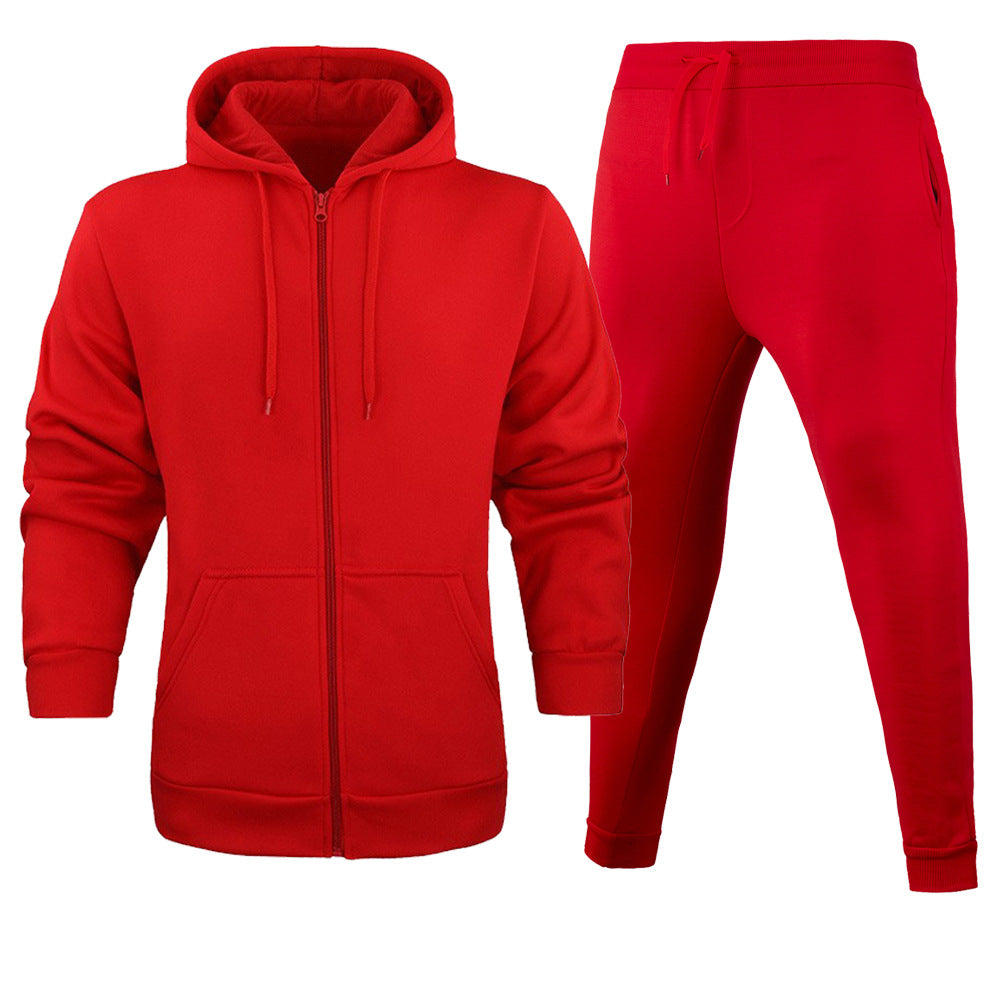 Damen Sportliches Kapuzenjacken- und Jogginghosen-Set mit funktionalen Taschen Stalluxe