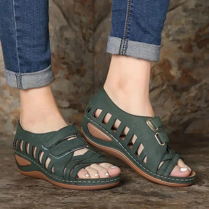 Damen Elegante und komfortable Riemensandalen mit atmungsaktivem Design Stalluxe