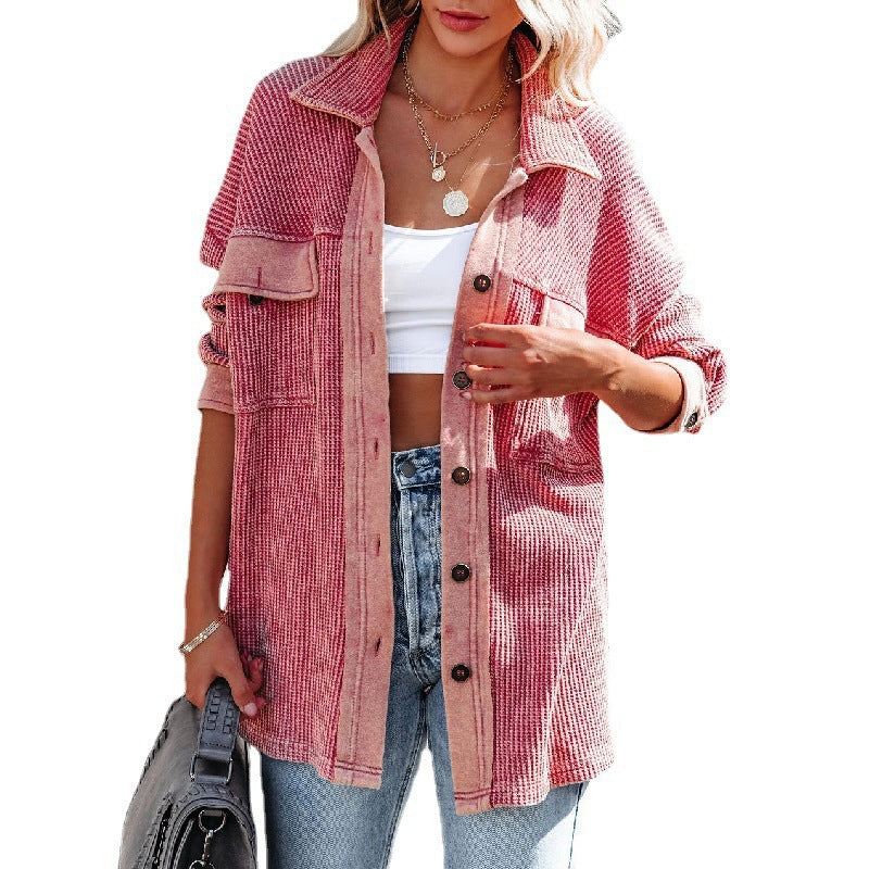 Damen Overshirt mit zwei Brusttaschen und lässiger Passform Stalluxe