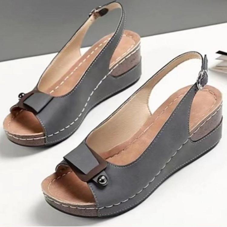 Damen Elegante Keilsandaletten Stalluxe