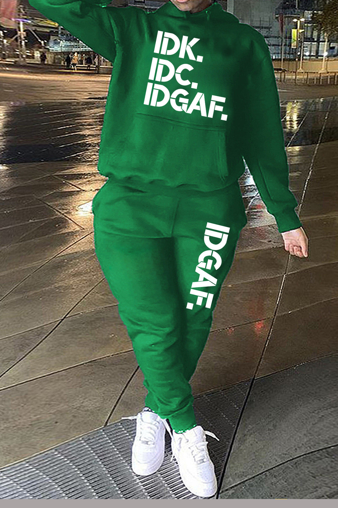 Damen Hoodie- und Jogginghose Set mit beeindruckendem Slogan-Design Stalluxe