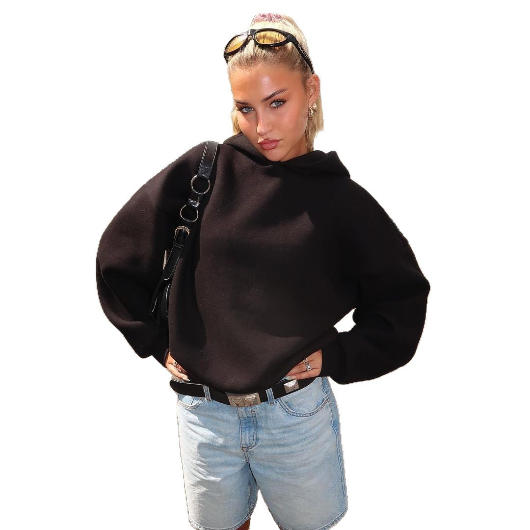 Damen Kapuzenpullover mit oversized Schnitt und weichem Material Stalluxe