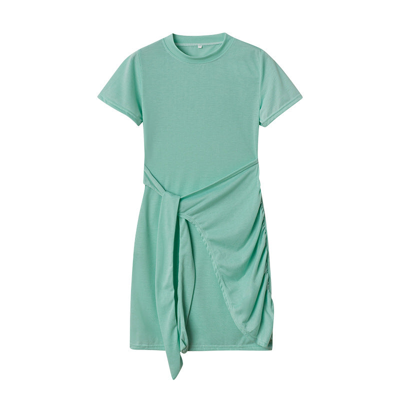 Damen Sommerliches Wickelkleid mit verspieltem Design und dekorativem Taillengürtel Stalluxe