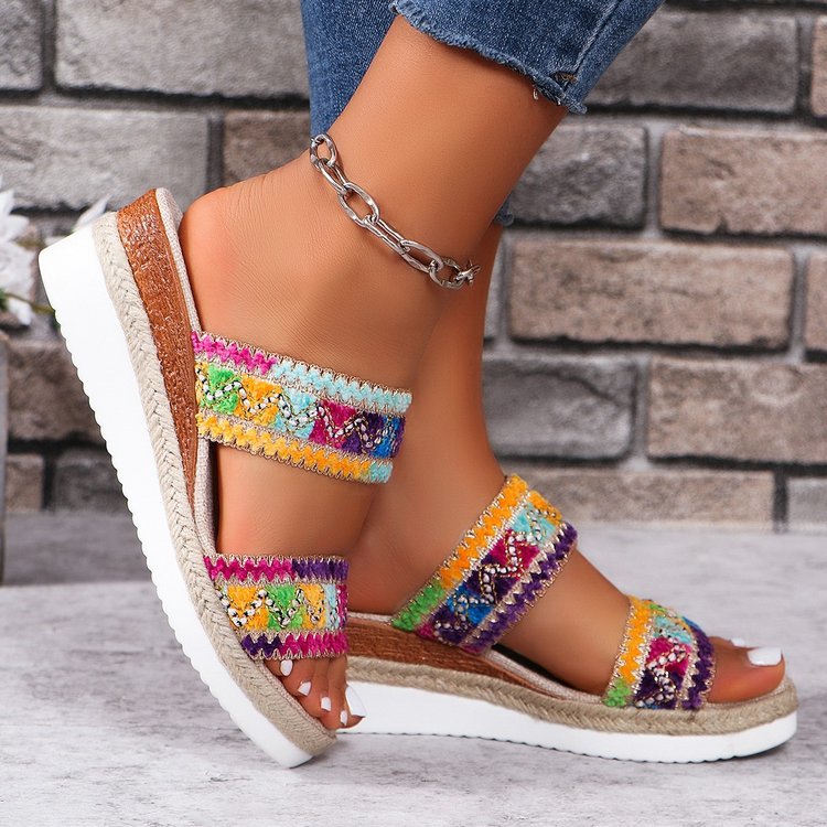 Damen Plateau-Sandalen Stalluxe
