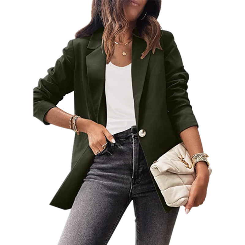 Damen Eleganter Blazer mit außergewöhnlichem Schnitt und praktischen Taschen Stalluxe