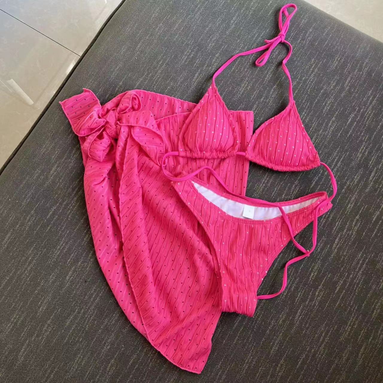Damen Bikini-Set mit dekorativem Rock und raffinierten Trägern Stalluxe