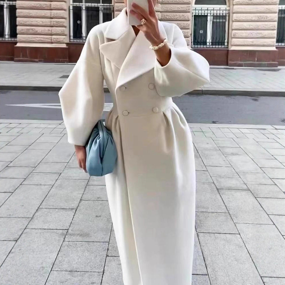 Damen Eleganter und funktioneller Trenchcoat mit seitlichem Schlitz Stalluxe