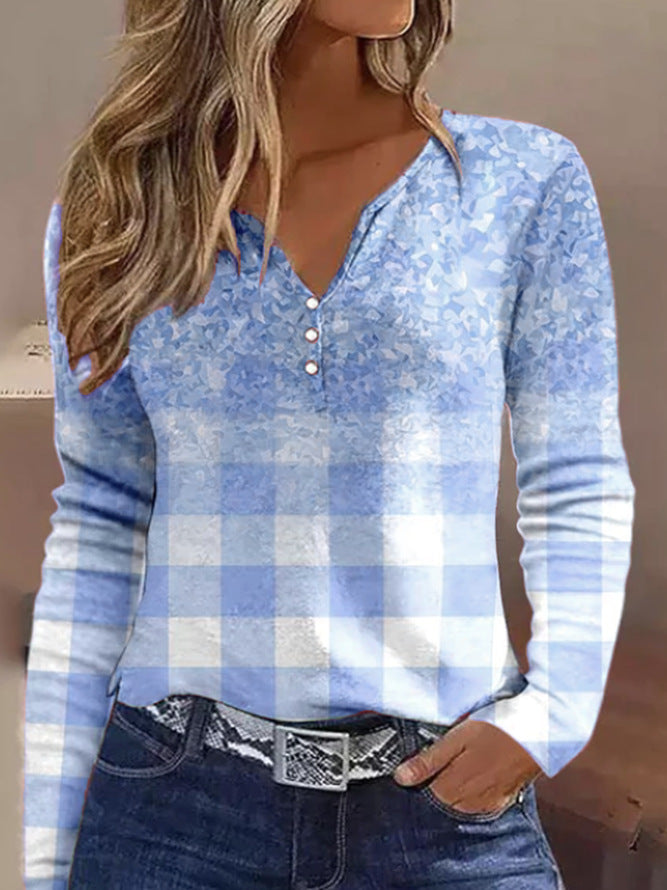Damen Langarmshirt mit Knopfdetails Stalluxe